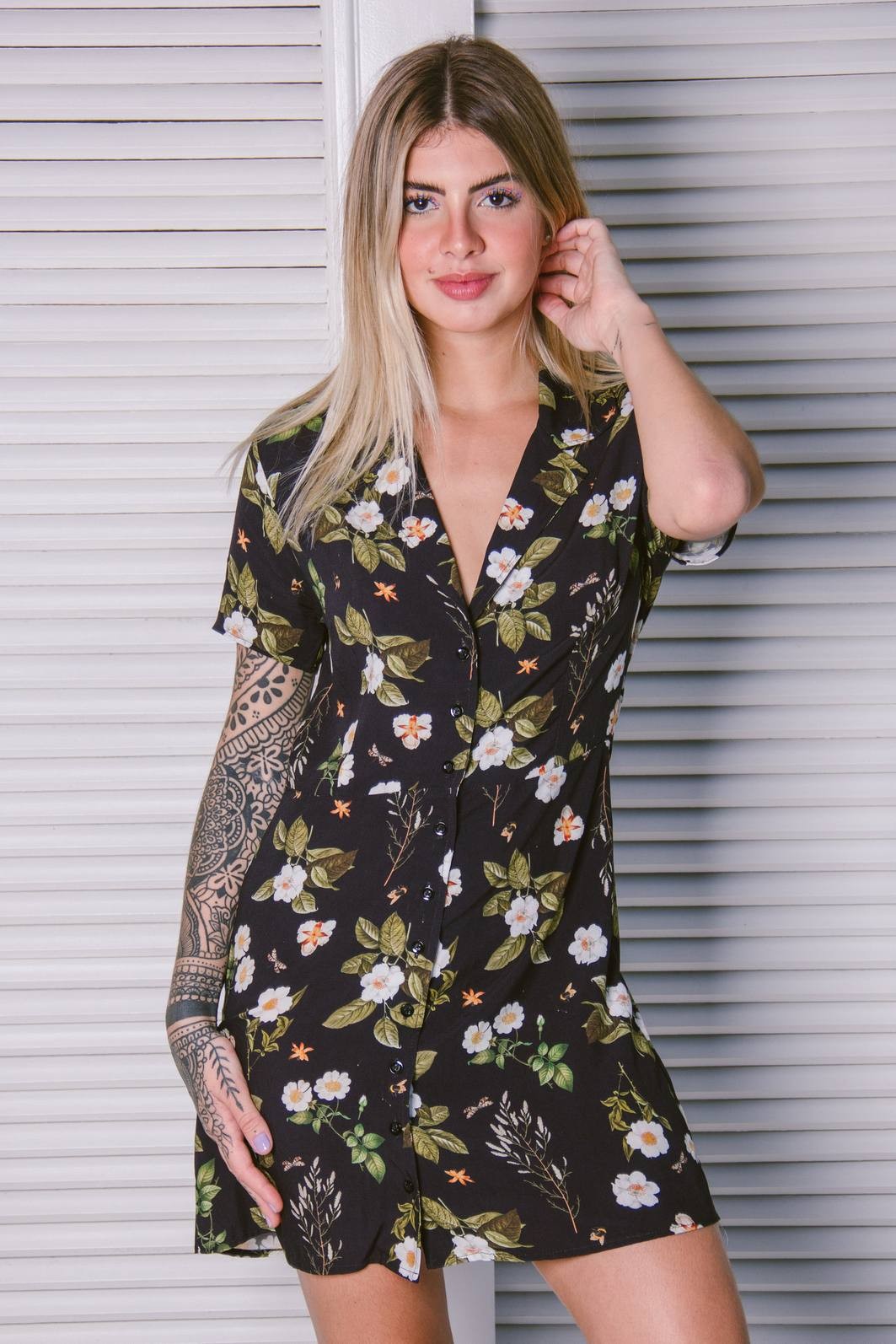 vestidos de tecido curto