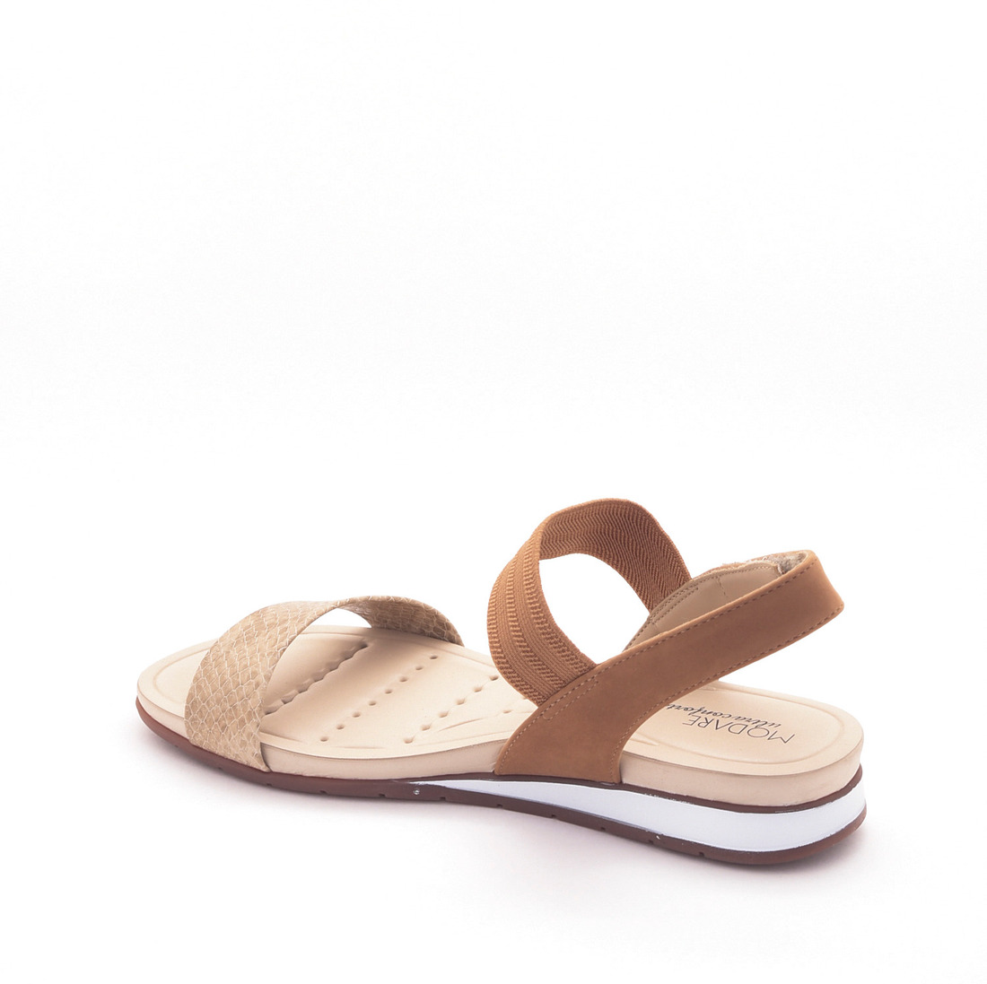 sandália rasteira conforto modare elástico