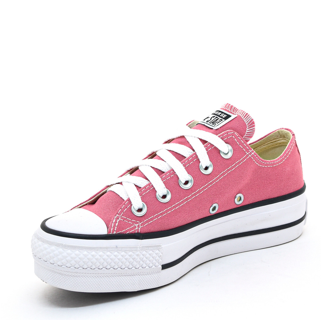 all star couro rosa