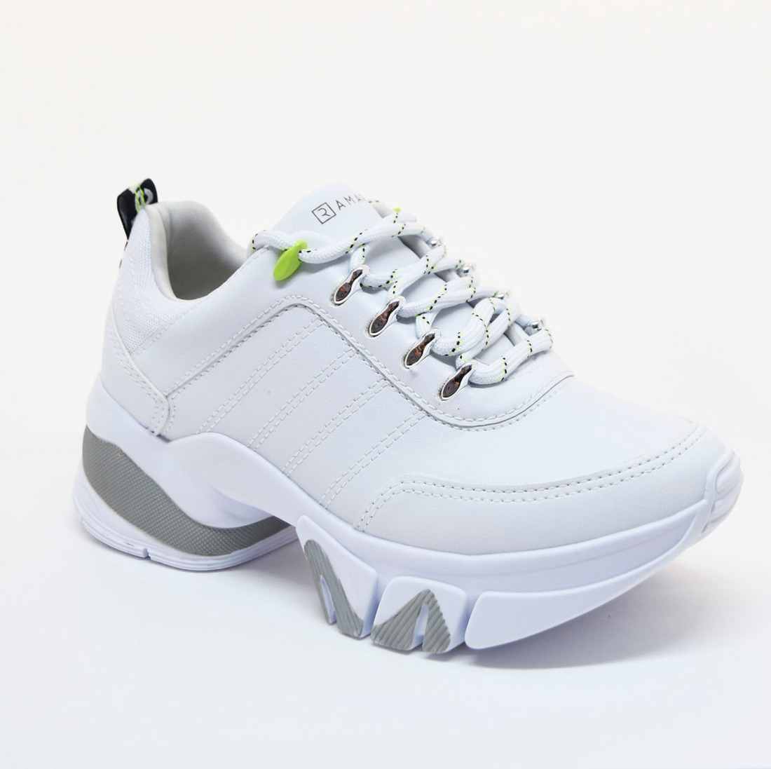 tenis chunky ramarim branco