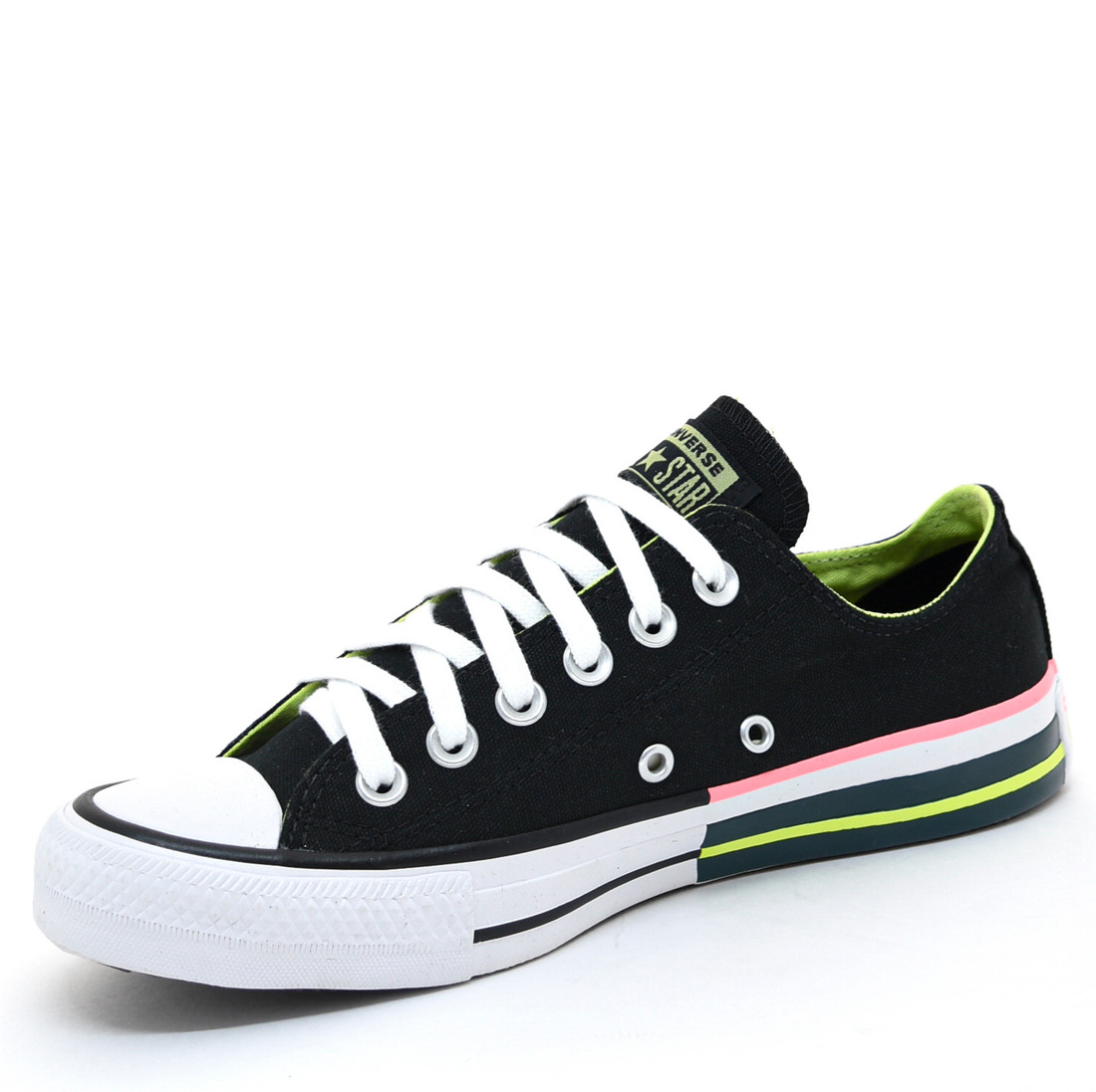 all star neon verde