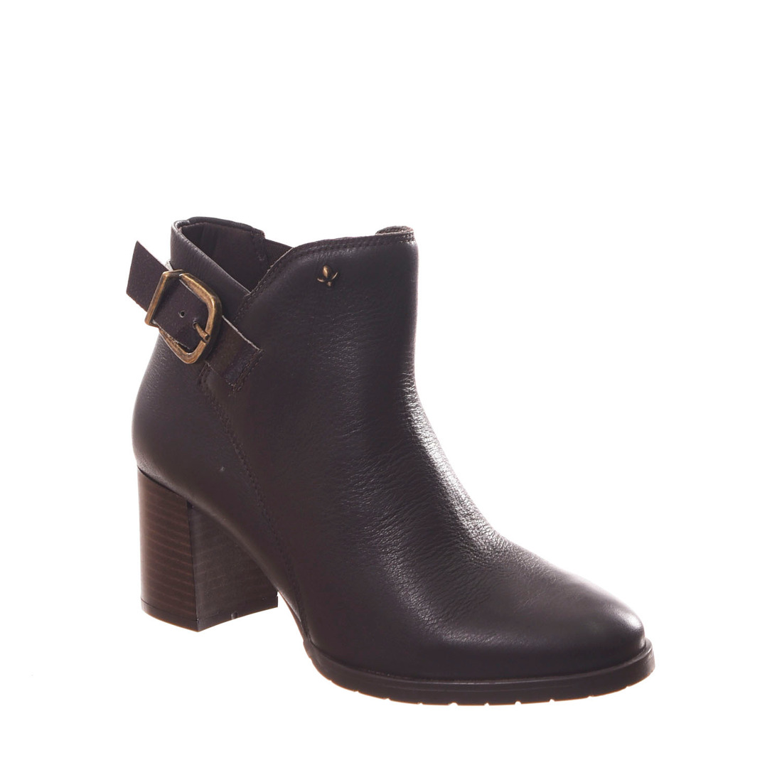 ankle boot cravo e canela