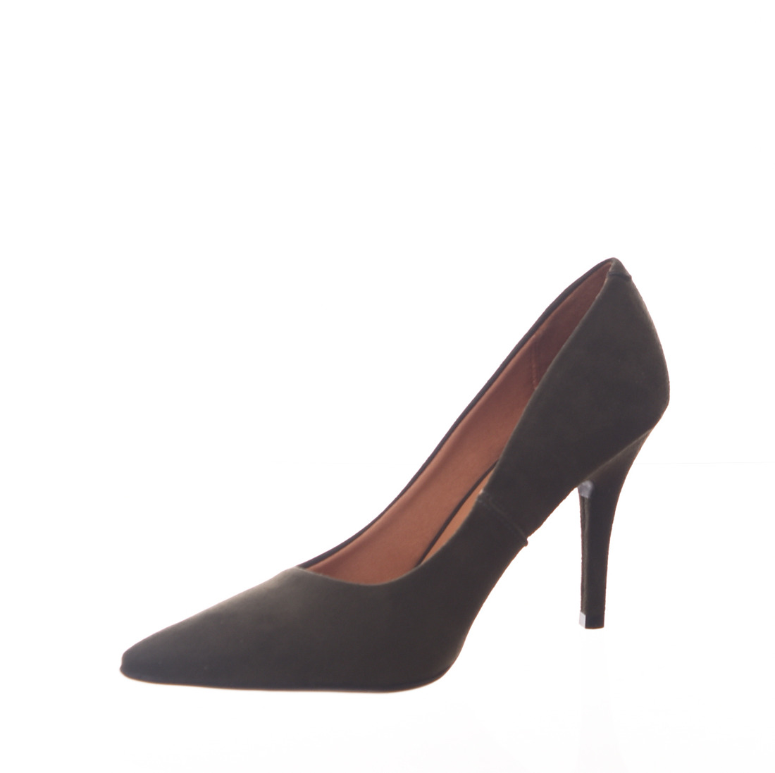 scarpin verde musgo vizzano